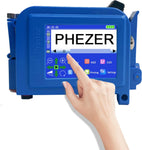 Phezer Upgraded Mini Inkjet Printer for All Materials PC11 Plus, 25 Languages & Quick-Drying Ink Cartridge, Portable Pocket Marking Device for Date Time Barcode Logo Qrcode Batch Number Image Icons