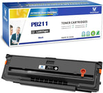 VICTORSTAR Compatible Toner Cartridge PB-211 PB211 PB 211 PB-211EV PB211EV PB 211EV 1600 Pages Black for P2200 P2500W P2502W P2207 M6550 M6500NW M6550NW M6600 M6600NW M6552NW M6602NW Printer