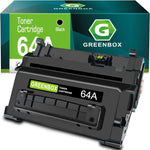 GREENBOX Compatible 64A Black Toner Cartridge Replacement for HP 64A CC364A 64X CC364X, 10,000 Pages High Yield for HP P4014N P4014DN P4015N P4015X P4015DN P4515N P4515X P4014 P4015 P4515 Printer