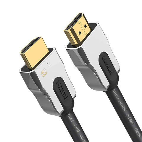 4K HDMI Cable 30ft, HDMI Cord with 26AWG CL3 Rated 18Gbps,HDMI 2.0 Cable 4K 60Hz UHD 2160p 1080p ARC 3D HDR Ethernet,HDCP 2.2 Compatible with Apple TV Xbox PS3 PS4 Nintendo Switch Blue-ray Player