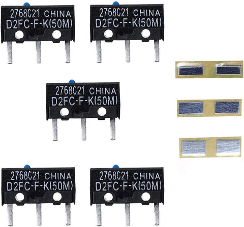 Micro Switch Microswitch Switches (D2FC-F-K(50M)*5pcs)