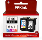 PG-240 XL/CL-241 XL Cartridge Replacement for Canon 240XL 241XL Combo for Canon PIXMA MG3620 MG3600 TS5120 MG3520 MG2120 MX452 MX512 MX532 MX472 Printer (1 Black, 1 Color)