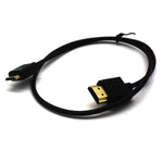 Disscool 2.0 HDMI Male to Mini HDMI Cable, 4k@60hz Mini HDMI to HDMI Male Cord Cable for Camera/Display/HDTV/Camcorder(0.6M, OD3.2)