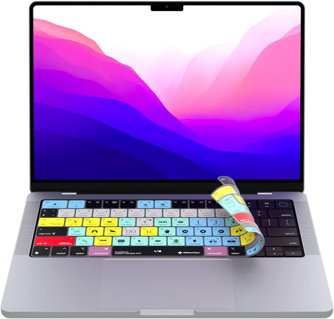 Adobe Premiere Keyboard Covers for MacBook Pro 14" & 16" MacBook Pro 2021+ with M1 Chips. (Will not fit Other MacBook Models)