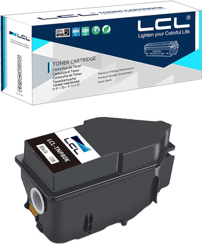 LCL Compatible Toner Cartridge Replacement for Konica Minolta TNP80 TNP-80 TNP81 TNP-81 TNP80K TNP81K AAJW132 High Yield C3300i C3320i C4000i (1-Pack, Black)