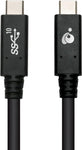 IOGEAR USB-C to USB-C 3.1 Gen 2 6Ft Cable - Power Delivery 100W - Data Rate Up to 10Gbps - MacBook - iPad Pro 2020 - Chromebook - Pixel - Switch - Type-C Devices/Laptops - G2LU3CCM01E