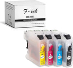 HEMEINY Full Refillable Ink Cartridge Replacement for Brother LC201 LC203 Ink,Works with MFC-J460DW J480DW J485DW J680DW J880DW J885DW MFC-J4320DW J4420DW J4620DW J5520DW J5620DW J5720DW Printers