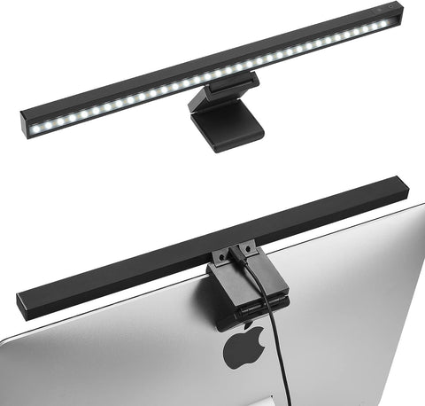 Computer Monitor Light Bar: Flat/Curved Monitor Screen Bar LED Lamp for Eye Caring/Space Saving 16.5 inch USB Powered Desk Lamp with Dimming for Home Office Gaming