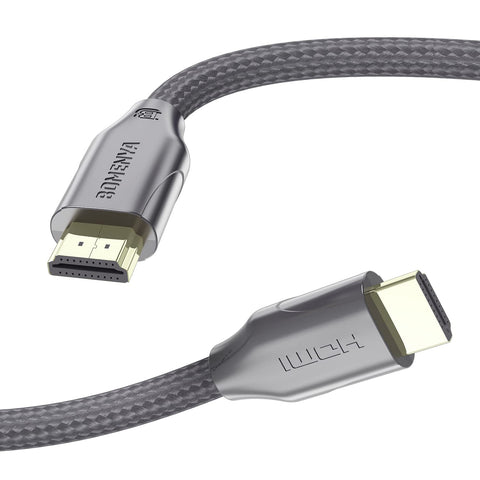 BOMENYA 8K HDMI Cable 2.1 Long 26FT/8M, 48Gbps Ultra High Speed HDMI Cable 8K@60Hz/4K@120Hz eARC HDR10 HDCP Compatible with Dolby Vision Apple TV Sony LG Samsung Xbox Series X PS4 PS5