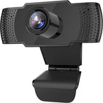 1080P Webcam with Microphone, USB 2.0 Desktop Laptop Computer HD Web Camera with Auto Light Correction, Plug and Play for Windows Mac OS, for Video Live Streaming, Conference, Gaming, Online Classes