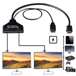 Hdmi Splitter 1 in 2 Out Same Display, Adapter Cable, Supports Up to Dual Monitors, Male to Dual HDMI Female 1 to 2 Way