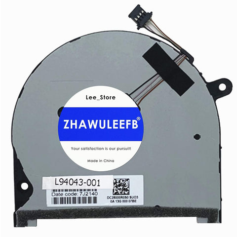 ZHAWULEEFB Replacement New CPU Cooling Fan for HP Envy 13-BA 13-BA0017TX TPN-C145 Series L94043-001 EG50050S1-1C100-S9A DC28000R0S0 DC5V 2.25W Fan