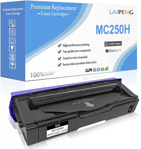 Compatible Toner Cartridge Black for Ricoh M C250FWB P C301W Printers High Capacity 6,900 Pages (Black x 1)