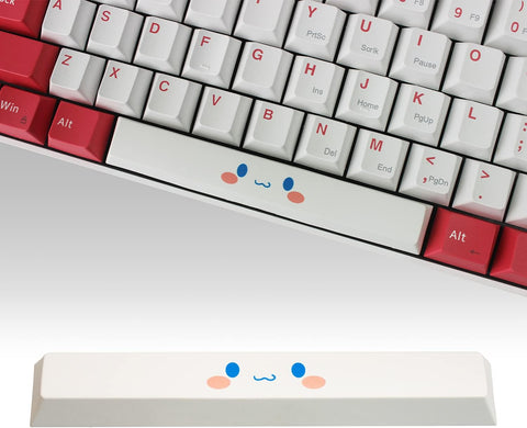 Custom Japanese Anime Spacebar PBT 6.25U Keycaps,Compatible with Cherry MX Switches Mechanical Keyboard DIY Keycap,Computer Gaming Keyboards Cute kawaii Key Caps,OEM Profile Key Cap (Cinnamoroll-1)