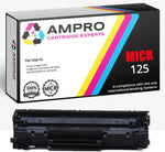 Ampro 125 MICR Compatible Toner Cartridges Replacement for Canon 125 (?3484B001) to use with ImageClass LBP6000 ImageClass LBP6030w ImageClass MF3010 Laser Printer