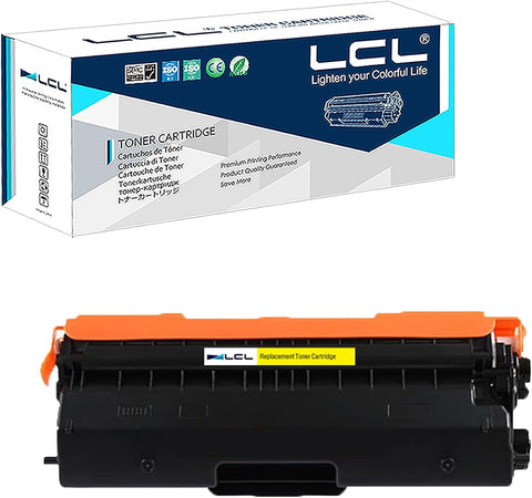 LCL Compatible Toner Cartridge Replacement for Brother TN-431 TN-433 TN431 TN433 TN433Y TN-433Y DCP-L8410CDW MFC-L8690CDW MFC-L8610CDW MFC-L8900CDW HL-L8360CDW HL-L8260CDW HL-L8360CDWT (Yellow 1-Pack)