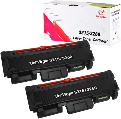 UniVirgin Compatible 3215 3260 106R02777 Toner Cartridge Replacement for Xerox 106R02777 Phaser 3260 3260DI 3260DNI WorkCentre 3215NI 3225 3225DNI Black Toner Cartridge High Yield 2PK x Black