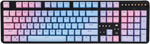 YMDK Double Shot 104 Dyed PBT Shine Through Keyset OEM Profile Keycap Set for Cherry MX Switches Mechanical Keyboard 104 87 61,Sunset Gradient (Only Keycap)