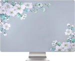 21.5 Inch Screen Cover iMac Apple 21.5 Inch Screen Dust Cover Sleeve Display Monitor Protector for A1224 / A1311 / A1418 /A2116 (21.5-inch, Flowers-Grey)