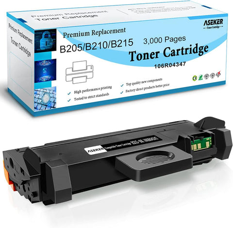 ASEKER Compatible Xerox 106R04347 B205 B210 B215 Toner Cartridge 3000 Pages for Xerox B205 B210 B215 B210DNI B205DNI B205MFP B215DNI B215MFP Printers High Yield 3,000 Pages(Pack x1)