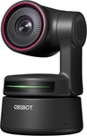 OBSBOT Tiny PTZ 4K Webcam, AI Powered Tracking & Auto-Focus, 4K Video Conference Camera with Dual Omni-Directional Mics, Auto Tracking with 2 axis Gimbal,HDR,60 FPS,Low-Light Correction,Zoom Certified