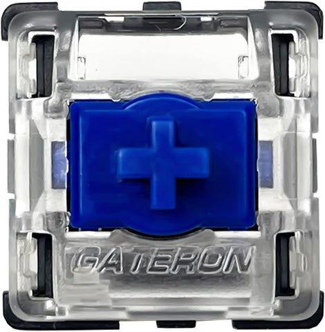 kutethy Gateron KS-22 RGB Optical Switches Pre-lubed for Optical Switches Mechanical Keyboard (70 Pcs,Optical Blue)