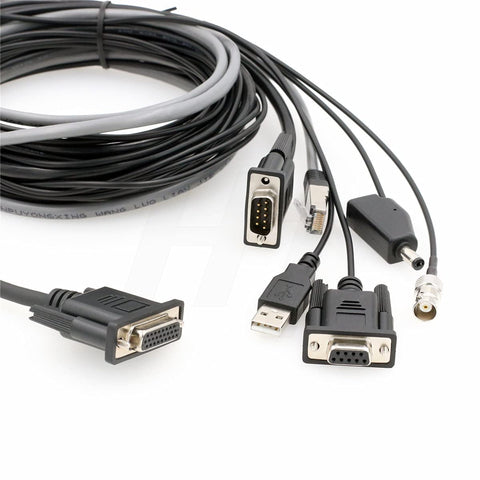 HangTon Trimble SPS855 SNM910 DB26 26-pin Multi-Function Data PPS Ethernet RJ45 USB Slave Host RS232 Serial External Power Cable 77070-00