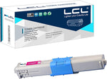 LCL Compatible Toner Cartridge Replacement for OKI C332dn C332 MC363dn 46508702 MC363 (1-Pack Magenta)