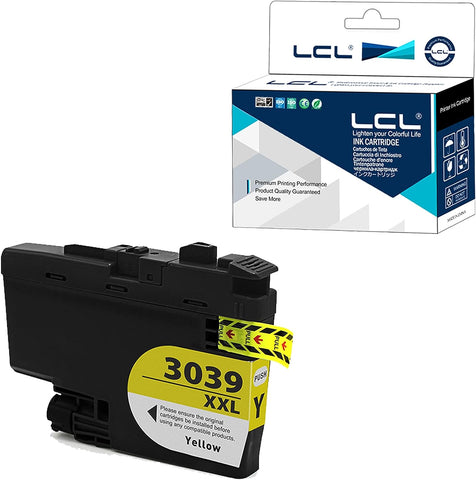 LCL Compatible Ink Cartridge Pigment Replacement for Brother LC3039 XXL LC3039XXL LC3039Y MFC-J5845DW MFC-J5845DW MFC-J5945DW MFC-J6945DW MFC-J6545DW MFC-J6545DW XL (1-Pack Yellow) Ink