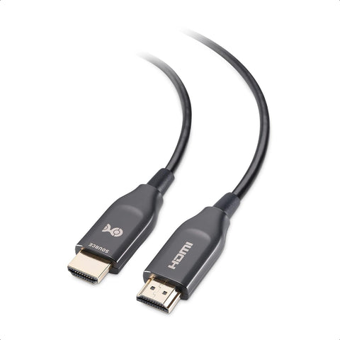 Cable Matters CL2 Rated (in-Wall Installation) Active 8K @60Hz Fiber Optic HDMI Cable 32.8 ft / 10m - Supporting 8K@60Hz 4K@120Hz HDR - Compatible with Xbox Series X, PS5, Apple TV, PC, Projector