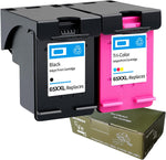 2 Pack 65XL Ink Cartridges Combo Compatible Ink Cartridge Replacement for HP 65XL Envy 5055 5000 5058 5052 5034 5032 5030 5014 5012, DeskJet 3755 3700 2600 3752 2652 3772 2622 2655 Printer