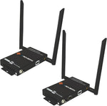 J-Tech Digital Wireless HDMI Extender 1080p up to 660 ft Extension, Transmitter & Receiver Kit Selectable Frequencies to Limit Interference, IR Remote Control (up to 4 Sets)