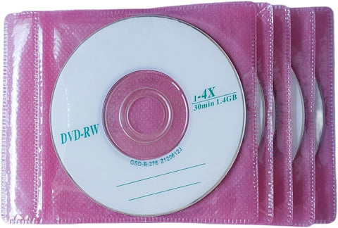 10 Pack 8cm Mini Rewritable Blank DVD-RW Recordable Discs for Camera
