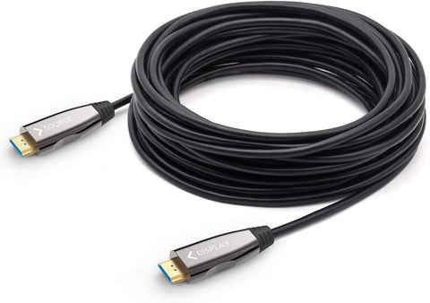 DELONG Fiber Optic HDMI Cable 100ft, HDMI Cable can Handle 4K@60Hz UHD at 18.2Gbps Ultra high Speed,Perfect for Long Distance Transmission(100ft/50ft/30ft Optional) 30m