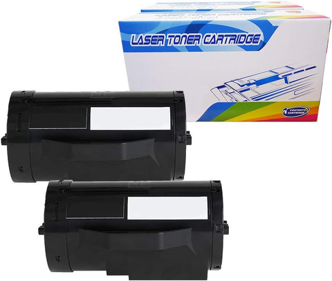 Inktoneram Compatible Toner Cartridges Replacement for Dell S2810 H815dw S2815dn S2810dn 593-BBMH D9GY0 47GMH (Black, 2-Pack)