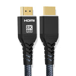 8K HDMI 2.1 Cable 10Feet/3m, Durable Pure Copper Cords, 8K@60hz, 4K@120hz, 48Gbps Ultra High Speed, Support HDR, eARC, ARR, Compatible for PC, UHDTV, playstation4, PS5, Xbox Series X, RTX4090/4080