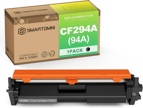 S SMARTOMNI CF294A 94A New Compatible CF294A Toner Cartridge Replacement for HP 94A CF294A Toner Work with HP Laserjet Pro M118dw MFP M148dw M148fdw M149fdw Printer - Black