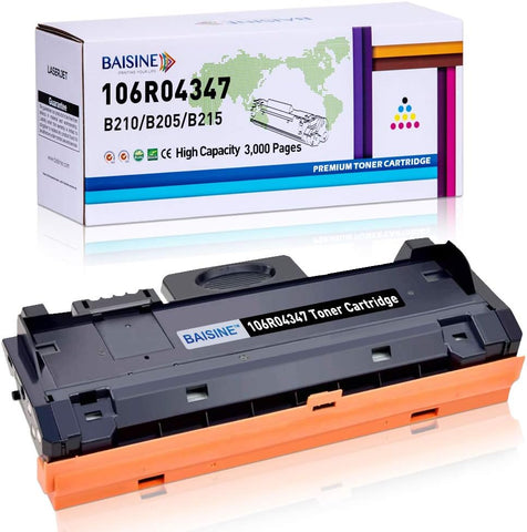 BAISINE 106R04347 Compatible Toner Cartridge Replacement for Xerox 106R04346 106R04347 Black High Capacity Toner Cartridge (3,000 Pages) for Xerox B205 / B210 / B215, B205NI B210DNI B215DNI (1 Pack)