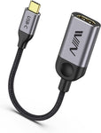 IVIIN USB C to HDMI Adapter 4K Cable, Type-C to HDMI Adapter for Thunderbolt 3,Portable USB C Adapter,Compatible with MacBook Pro,Surface Book,Pixelbook,Dell XPS,Samsung Galaxy,Steam Deck,Ipad pro