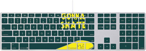 Skin Compatible with Apple Keyboard with Numeric Keypad MB110LL/B – Skaters Gonna Skate | MightySkins Protective, Durable, and Unique Vinyl Decal wrap Cover | Easy to Apply, Remove | Made in The USA