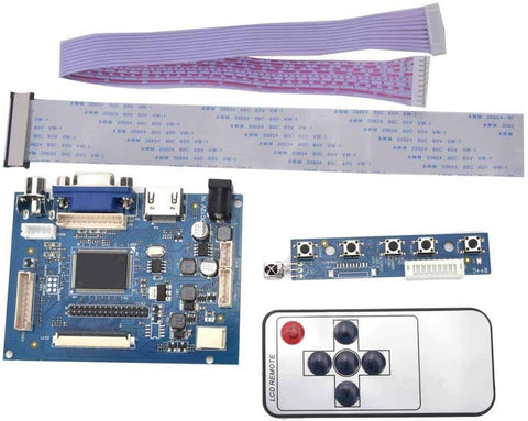 HDMI Controller Board, HDMI + VGA + AV LCD Controller Board AT070TN92 AT070TN90 AT070TN94 50Pin 800x480 Screen