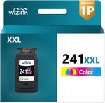 241XXL 241 XL Printer Ink Cartridge 240 and CL 241 XXL XL for Canon Printer Ink Cartridges MG3620 MG3600 TS5120 MG3520 MX472 MX452(241 XXL Color)