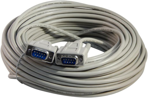 Your Cable Store 75 Foot DB9 9-Pin Serial Port Cable Male/Male RS232