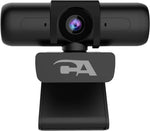 CA Essential Super HD Webcam (WC-3000) - Zoom Certified USB Webcam, 5MP Super HD Video up to 2592x1944 at 30fps, Autofocus & Light Correction, Dual Omnidirectional Mics