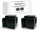 Professor Color Colorqube 8700 Ink Replaces 108R00993 (2 Repackaged Black OEM Inks), Bundle Includes Bypass Key for use in North American Printers - 4,400 Pages