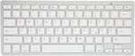 Keyboard, 78Keys German Layout Keyboard Ultra Slim Smart Keypad Portable Slient German Keyboard QWERTZ Layout, for iOS, for Android, for Windows