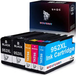 952XL Ink Cartridges Combo Pack Compatible for HP 952 XL 952XL Ink for HP Officejet 7740 8710 8720 8740 7720 8210 8702 8730 8700 8725 8715 8728 8727 8215 Printer (2Black, Cyan, Magenta, Yellow)