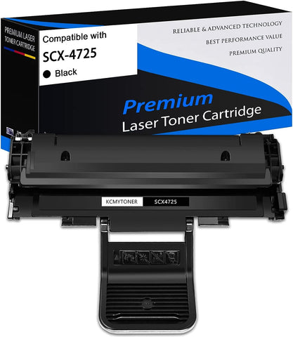 KCMYTONER High Yield Compatible Toner Cartridge Replacement for Samsung SCX4725 SCX-4725 SCX-D4725A SCX-4725A SCX-4725ELS SCX-4725F SCX-4725FN SCX-4725N Printer (Black, 1 Pack)