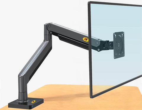 NB North Bayou Monitor Arm Full Motion Swivel Monitor Mount with Gas Spring for 22''-40'' Monitors with Load Capacity from 4.4 to 30lbs Height Adjustable Monitor Stand