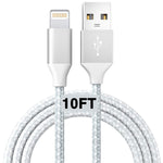 10ft Apple Lightning to USB Cable, iPhone 14 pro Fast Charger Cable, Long Car Charging Cord for iPhone 14, 14 pro max,13,Plus,SE 2nd/12/11/Xs/XR, iPad 4/5/ 6/7/ 8, Mini 2/3/4/5, Air 2/3